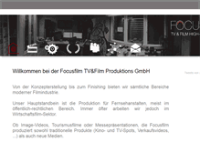 Tablet Screenshot of focusfilm.at